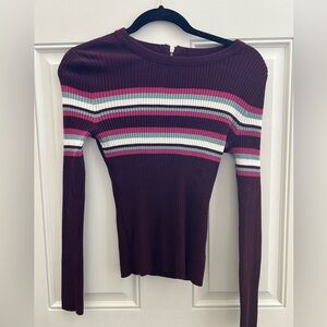 Hooked Up by IOT Ribbed Top